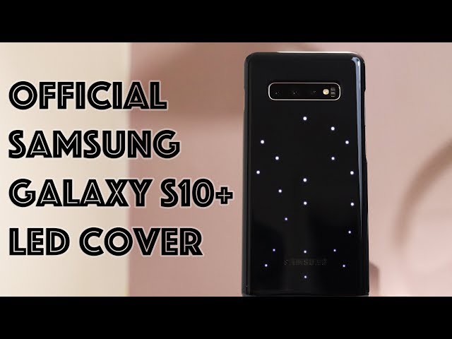 Official Samsung S10 Plus LED Cover - YouTube