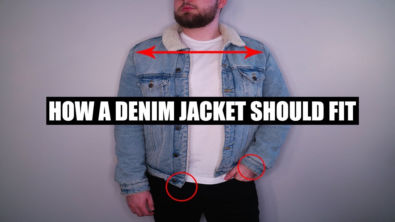 How Should A Jean Jacket Fit ? - Men'S Denim Jacket Fit Guide