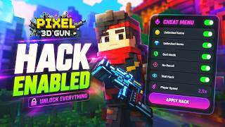 تهكير لعبة Pixel Gun 3D لعام 2026 - قائمة تعديل (Mod Menu) + أيم بوت - جواهر مجانية وفتح جميع الم... screenshot 2