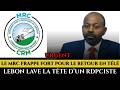 LE MRC ET ENGELBERT LEBON FRAPPENT FORT POUR LEUR RETOUR DANS LES PLATEAUX DE TÉLÉVISION.