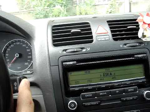 VW GOLF 5 Stering MFA RCD310 - YouTube