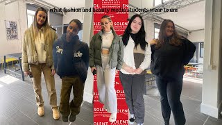 What fashion and beauty media students wear to uni
