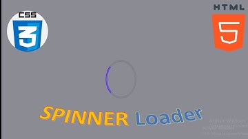 Css SPINNER Loader Animation CSS   #csskcđ#csseffect#cssource#csspreparation#cssanimation
