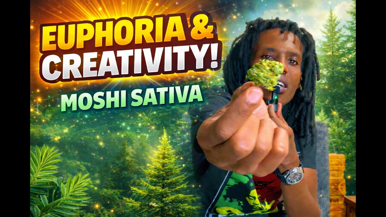 Moshi Sativa Breakdown: Pure Euphoria & Cerebral Energy!