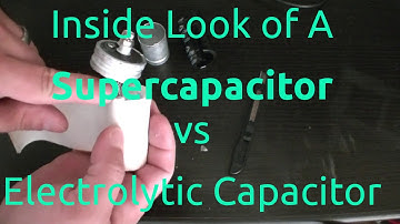 Inside Look Of A Supercapacitor vs Electrolytic Capacitor