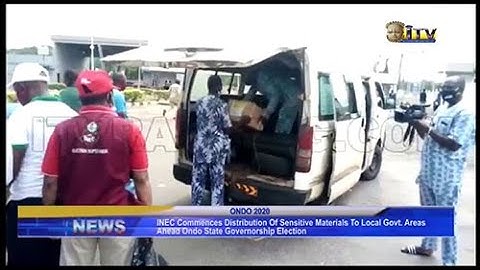 INEC commences distribution of sensitive materials to LGA ahead Ondo polls