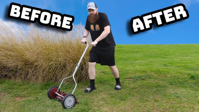 Scott's 16” Manual Walk Behind Push Reel Lawn Mower Review 