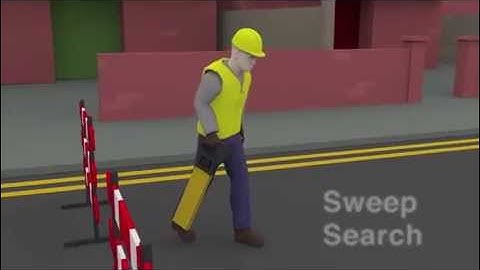 How to do a sweep search to locate underground cables and pipes