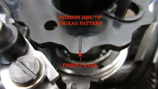 How to Time the Disc Driving Worm Wheel on a Vintage Singer Model 403A Sewing Machine