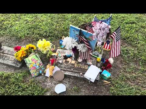 Walking Through a Graveyard 🪦 & Visiting Bob Ross Tombstone (ASMR) 