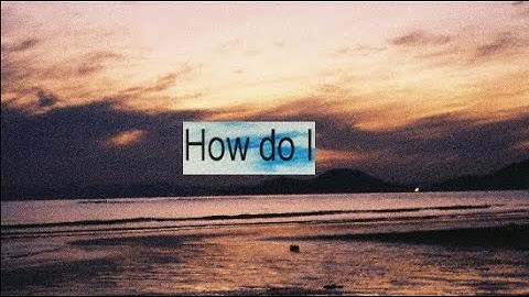 (KOR SUB) How Do I (Feat. Cheol Gaang) (Demo)