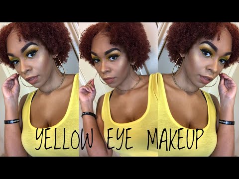 YELLOW EYE MAKEUP 🍋 | Collab w/ Zhane Antionette | WOC FRIENDLY | x_incredibleL
