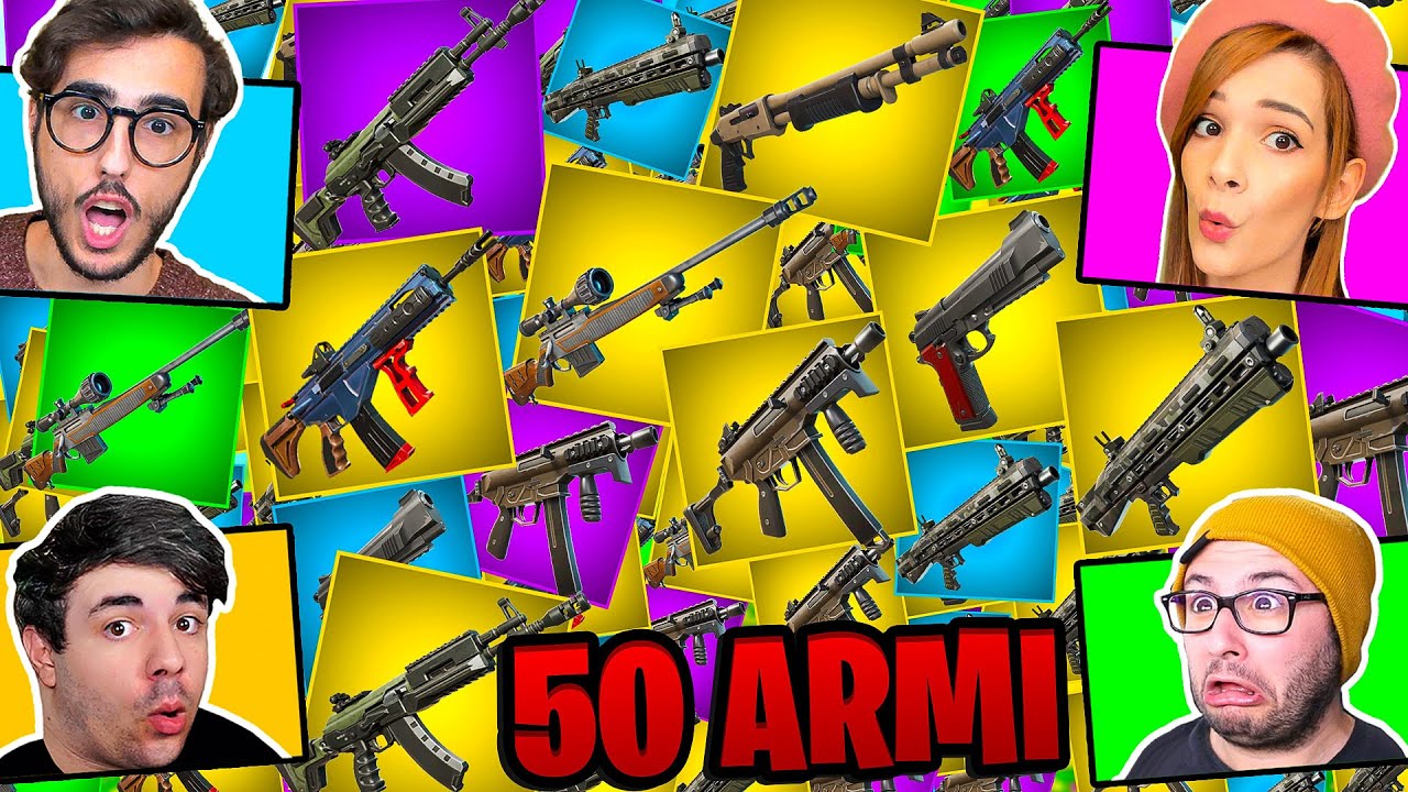 UNA KILL CON TUTTE LE ARMI DI FORTNITE! *50 KILL*