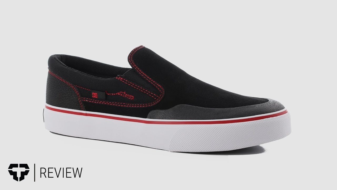 dc slip on skate shoes