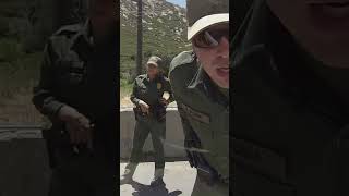 I-8 Ice, Immigration Checkpoint, Both Hands For U.s. Border Patrol