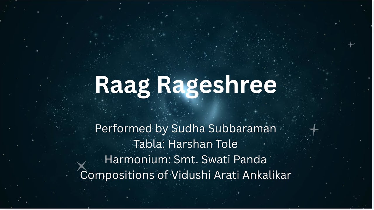 Raag Rageshree - Live performance - YouTube