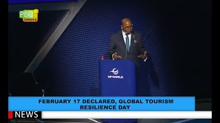 February 17 Declared, Global Tourism Resilience Day