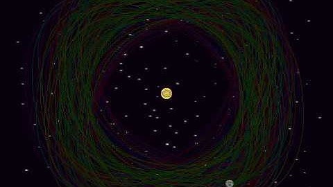 Orbit Simulator programmed in Scratch