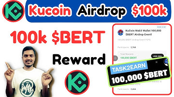 How to Claim 100,000 $BERT | KuCoin Web3 Wallet Airdrop Tutorial 🏆