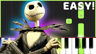 This Is Halloween - From "The Nightmare Before Christmas" | EASY Piano Tutorial