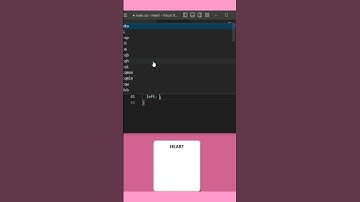 CSS Shapes - Heart #shorts #css3 #valentinesday