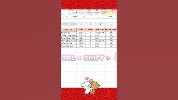 Thành thạo excel bao lâu nay, bạn có biết điều này 🥰🥰🥰