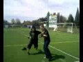 Dennis an jagger boxing on the turf2