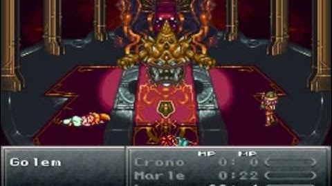 Chrono Trigger - Dual Character Low Level Challenge - Golem