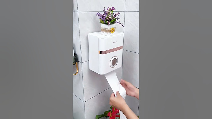 Toilet paper holder container tissue box waterproof wall mounted toilet roll paper shelf bathroom