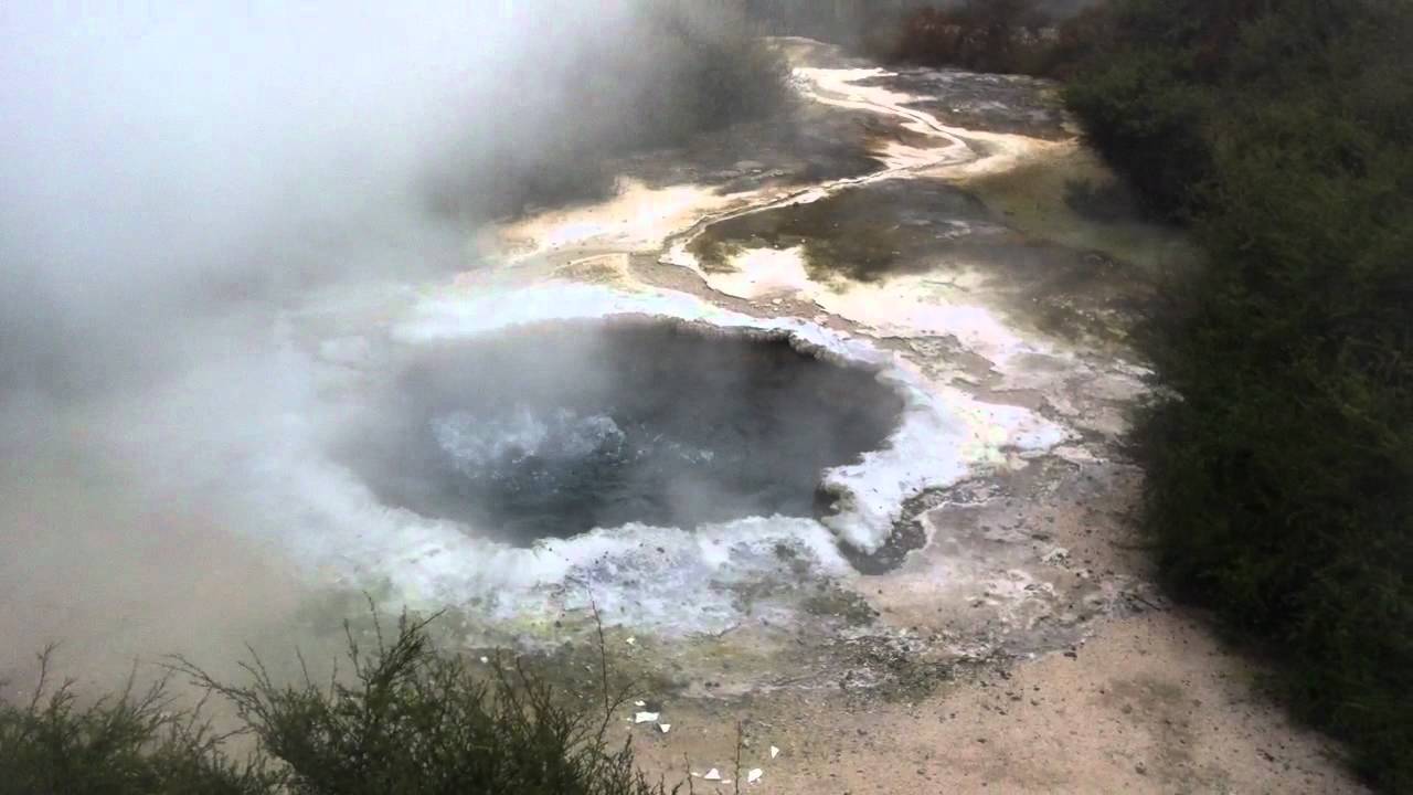 Natural boiling pool YouTube