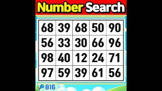 Number Search #816 Be true to yourself.【Match | brain game | puzzle 】 screenshot 5