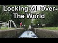 181. Taking my narrowboat down the Atherstone lock flight on the Coventry canal