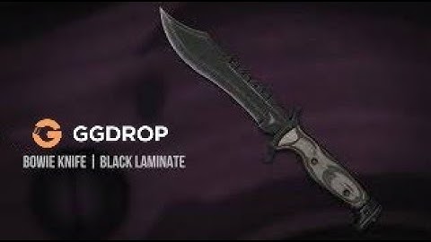 BLACK&WHITE CASE IS PERFECT!! I TOOK OUT BLACK LAMINATE BOWIE KNIFE | GGDROP CASE OPENING - ggdrop
