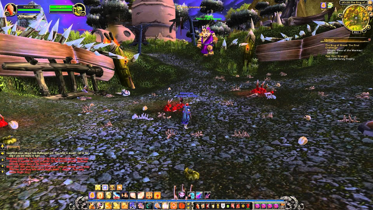 Quest 891: The Ring of Blood: The Final Challenge (WoW, human, paladin)