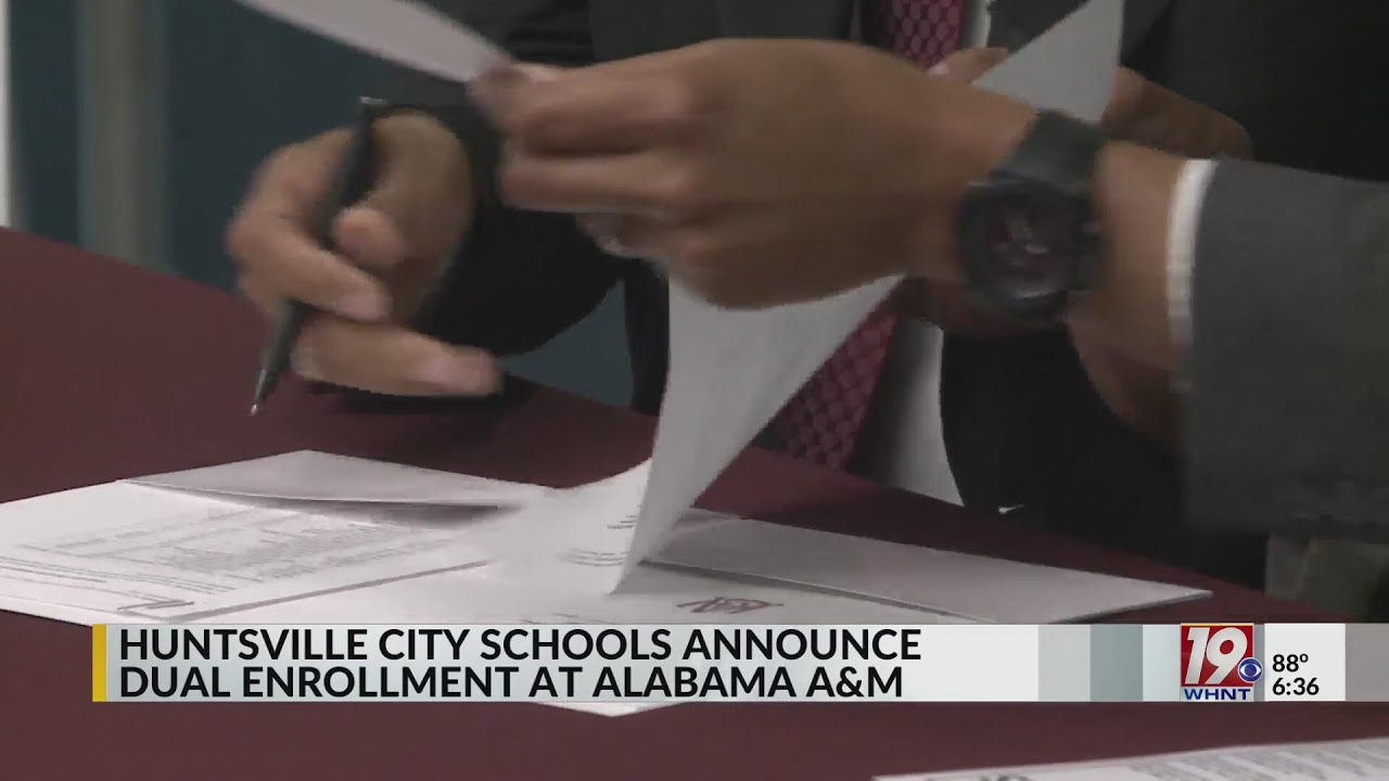 Huntsville City Schools Announce Dual Enrollment at Alabama July 31