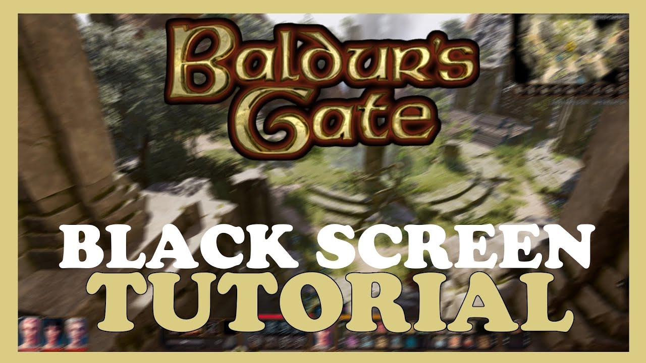 Baldur'S Gate 3 Screen Goes Black  
