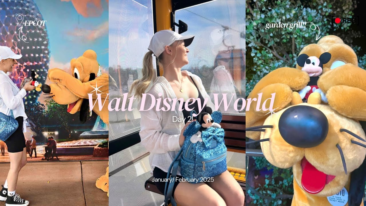 WALT DISNEY WORLD VLOG!🩵 DAY 2!✨ EPCOT | Garden Grill | Animal Kingdom