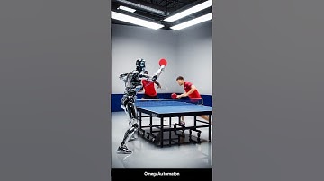 ping pong robot #humanoid #futuretech #technology #robot