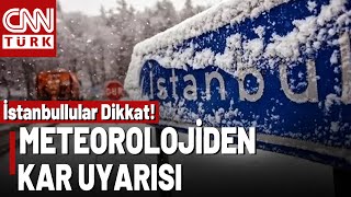 Sıcaklıklar Düştü, Kar Kapıda İstanbula Kar Ne Zaman Yağacak?
