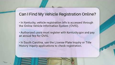 Can I Find My Vehicle Registration Online? - Car Performance Pros