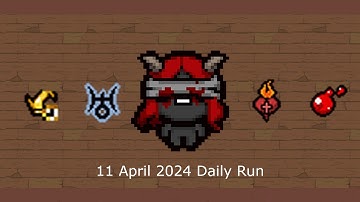 The Binding of Isaac Daily Run 11 April 2024