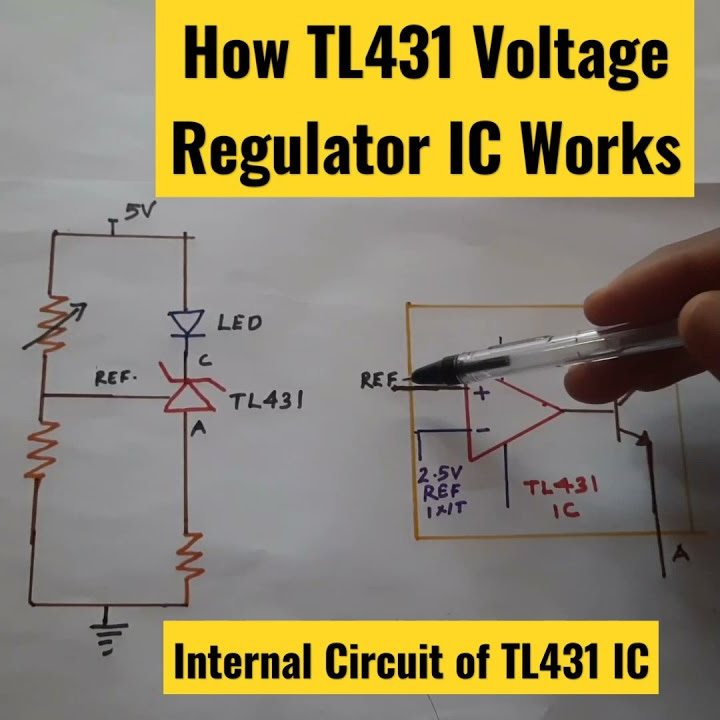 How TL431 Voltage Regulator IC works| Internal Circuit Of TL431|TL431 ...