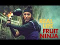 FEMALE FRUIT NINJA IN REAL LIFE! // Scott DW