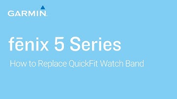 Tutorial - fēnix 5 Series: How to Replace QuickFit Watch Band