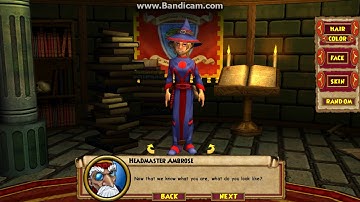 Wizard101(1) - creating me