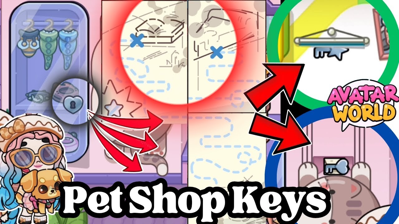 where to find the pet shop secret key avatar world｜TikTok Search