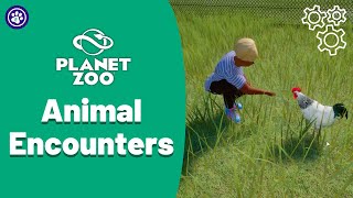 Planet Zoo Animal Encounters Tutorial - How to Create Petting Zoos