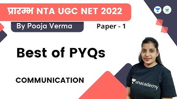 Best of PYQs | Communication | NTA UGC NET JRF 2022 | Pooja Verma