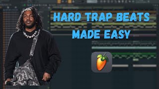How to Make a Hard Trap Beat for Kendrick Lamar | FL Studio Tutorial