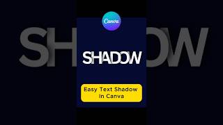 How to Add Shadow to Text in Canva ⚡ Quick &amp; Easy Trick #tutorial